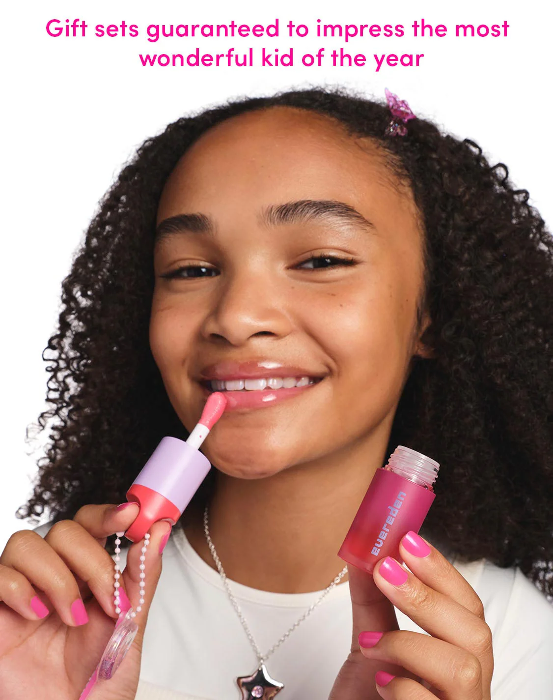 Kids Cherry Glaze Lip Oil Duo Gift Set - Image 3