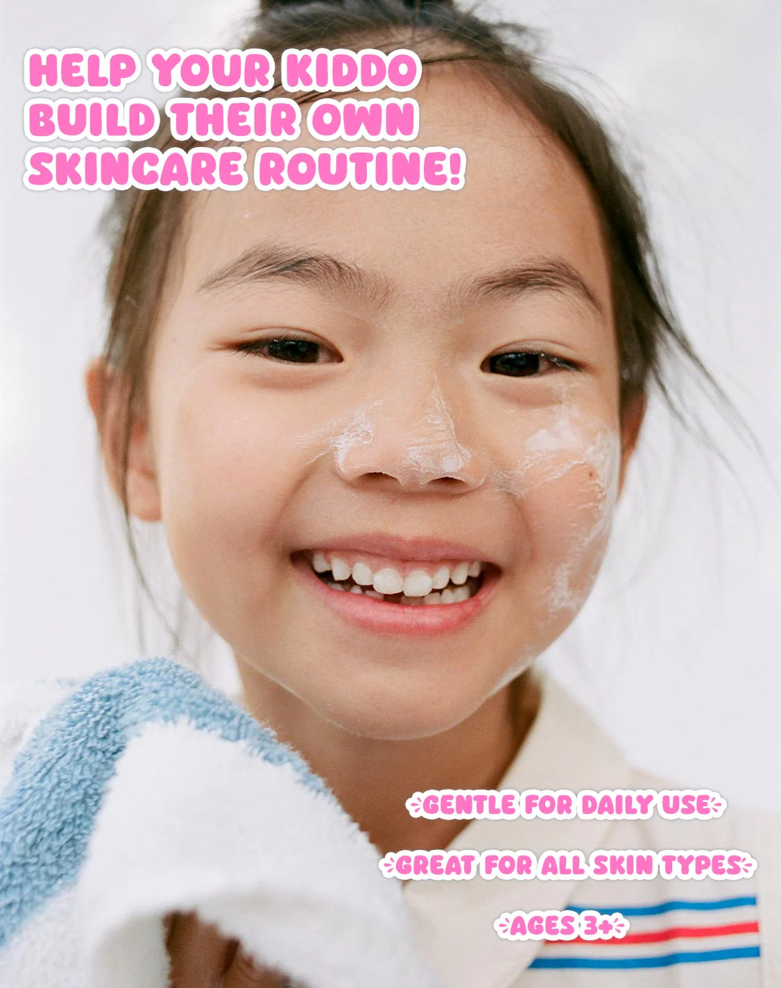Kids Cloud Face Wash Travel Size - Image 3