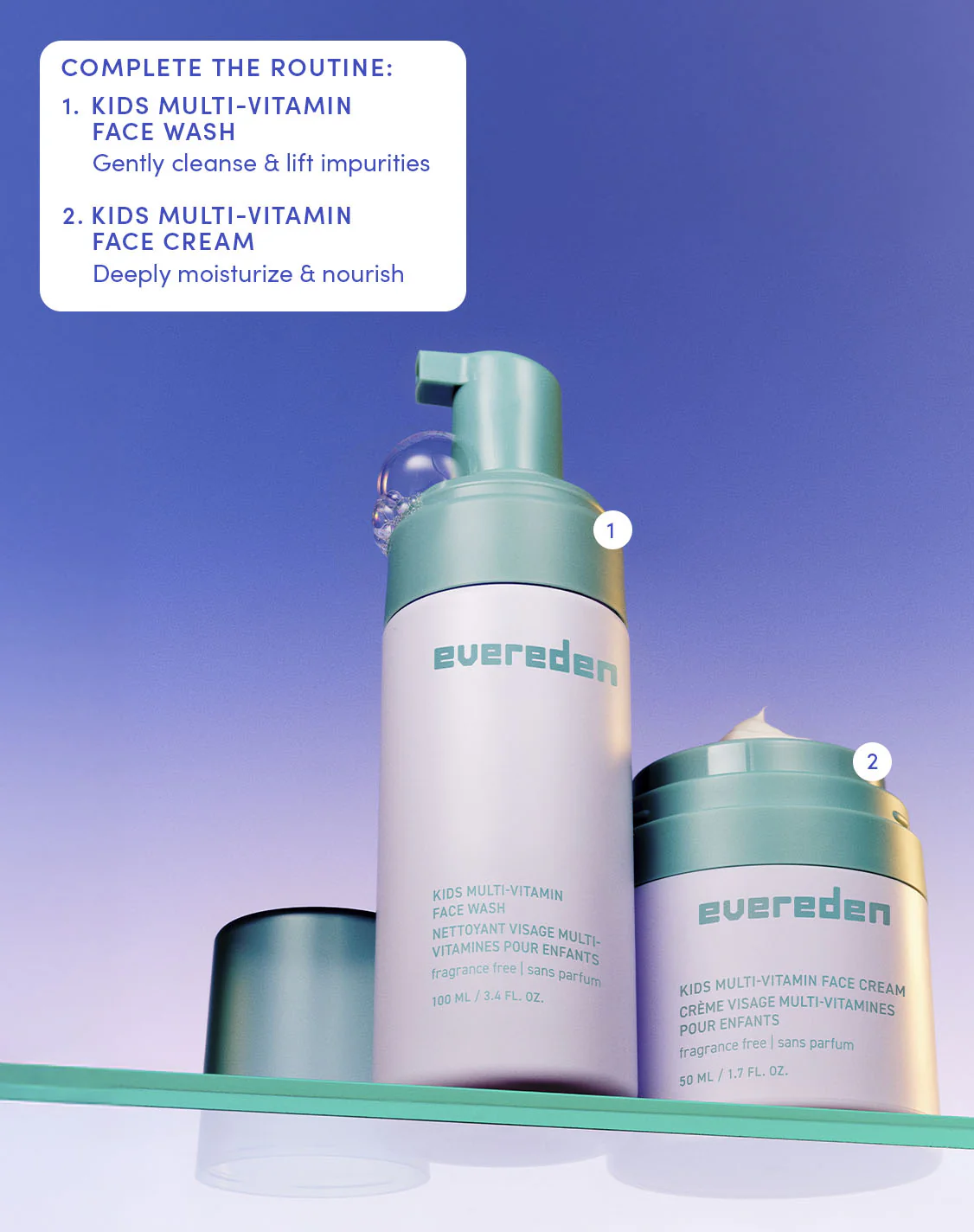 Kids Multi-Vitamin Face Wash Fragrance Free - Image 10