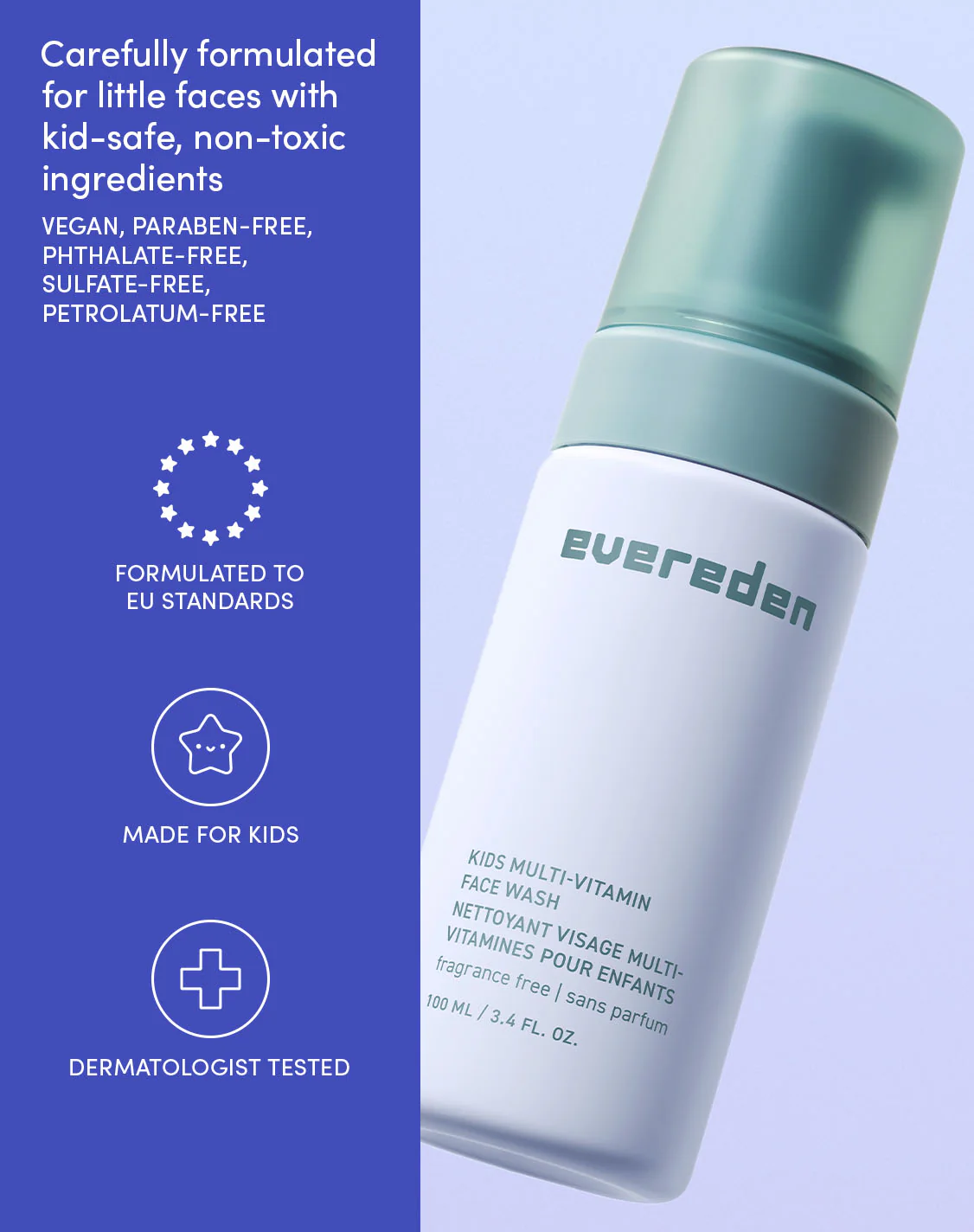 Kids Multi-Vitamin Face Wash Fragrance Free - Image 6