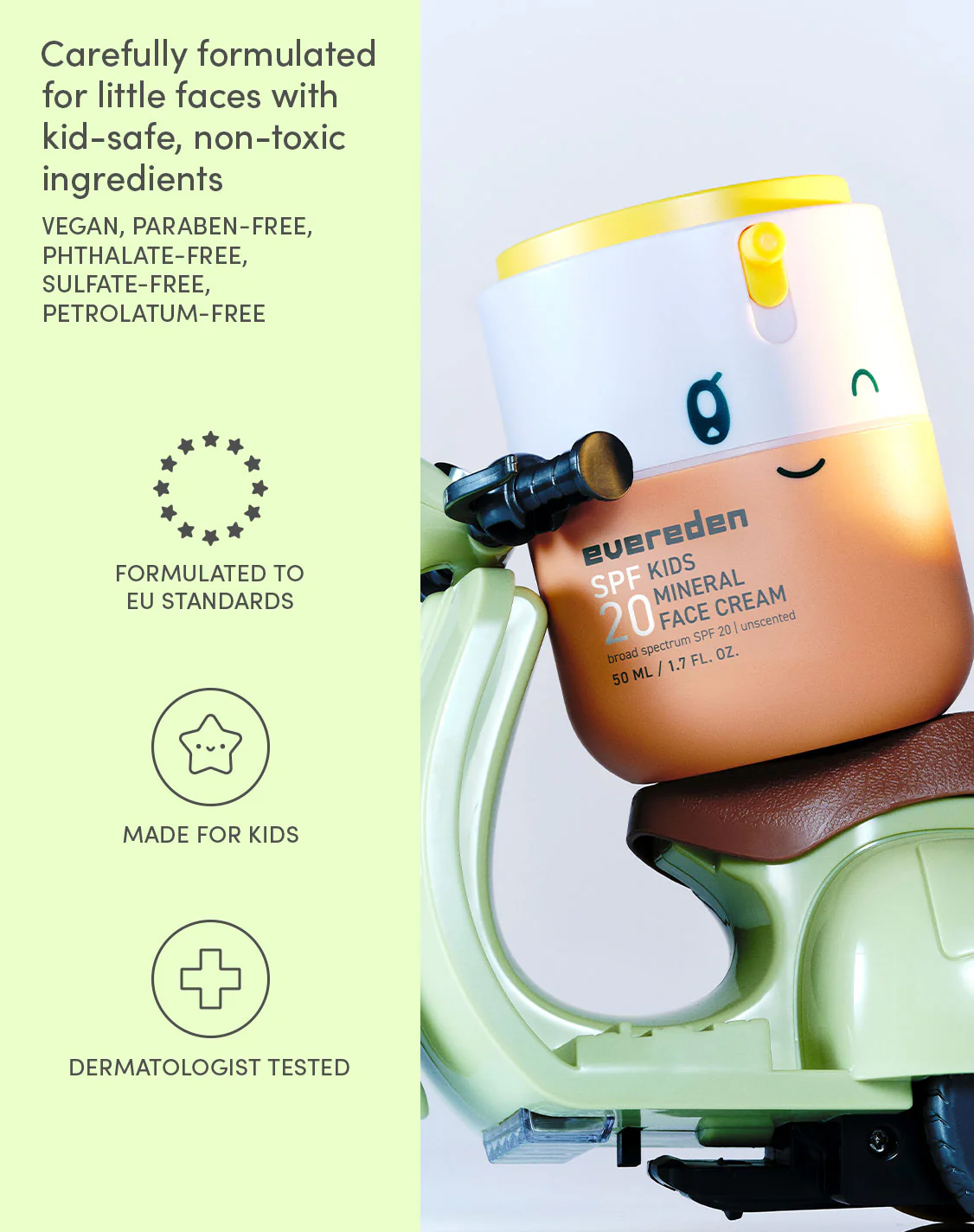 Kids Protective Mineral Face Cream SPF20 - Image 7